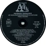 LP - Patrick Topaloff - Hé! Bonjour Monsieur De La Fontaine