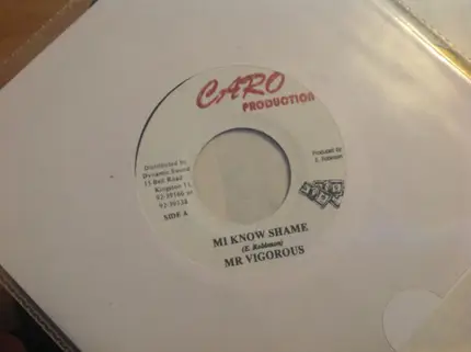 Patrick Vigorous - Mi Know Shame