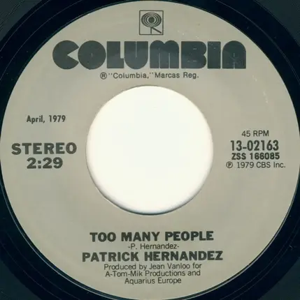 Patrick Hernandez - Born to Be Alive