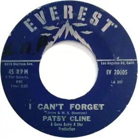 Patsy Cline - I Can't Forget