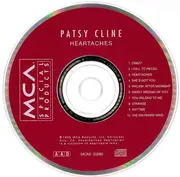 CD - Patsy Cline - Heartaches