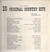 LP - Patsy Cline, Wynn Stewart, Eddie Dean, etc - 20 Country Artists Singing Their Original Hits