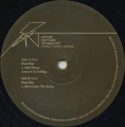 Paul Mac - Odd Things Amount To Nothing