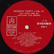 LP - Paul Mann And His Musicians And Singers - Recorded Live At A German Party, Volume 2