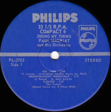 Paul Mauriat And His Orchestra - Doing My Thing