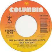7inch Vinyl Single - Paul McCartney And Michael Jackson - Say Say Say