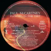 LP - Paul McCartney - Flowers In The Dirt - Insert incl.