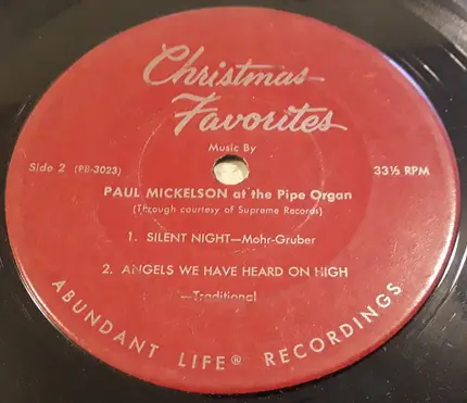 Paul Mickelson - Christmas Favorites