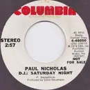 7inch Vinyl Single - Paul Nicholas - D.J.: Saturday Night