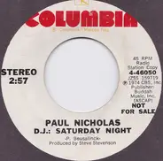 Paul Nicholas - D.J.: Saturday Night