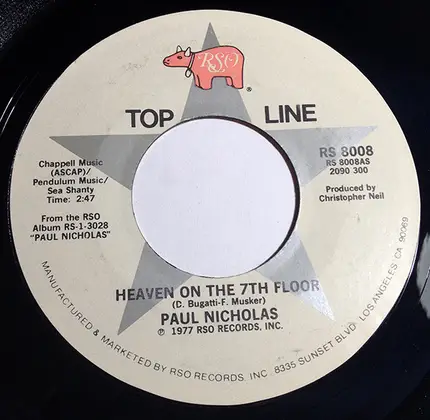 Paul Nicholas - Heaven On The 7th Floor / On The Strip