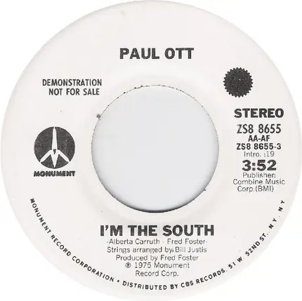 Paul Ott - I'm The South