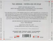 Double CD - Paul Abraham , Franz Marszalek - Viktoria Und Ihr Husar | Gesamtaufnahme Köln 1951 - Mono