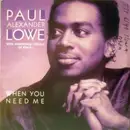 7inch Vinyl Single - Paul Alexander Lowe With Additional Vocals Of Fun G. - When You Need Me