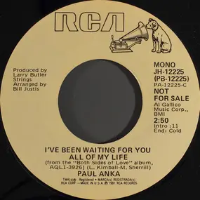 Paul Anka - I've Been Waiting For You All Of My Life