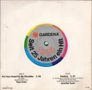 7inch Vinyl Single - Paul Anka / Jennifer Rush - Put Your Head On My Shoulder / Destiny