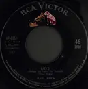 7inch Vinyl Single - Paul Anka - Love (Makes The World Go 'Round)