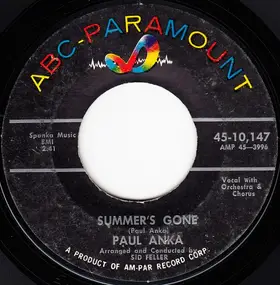 Paul Anka - Summer's Gone / I'd Have To Share