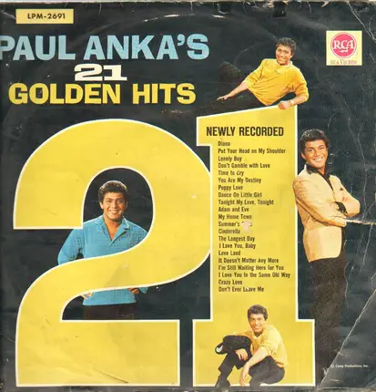 Paul Anka - Paul Anka's 21 Golden Hits