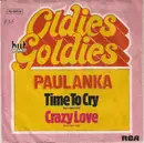 7inch Vinyl Single - Paul Anka - Time To Cry / Crazy Love