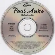 CD - Paul Anka - 16 Greatest Hits