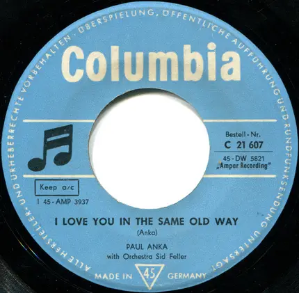 Paul Anka - Hello Young Lovers