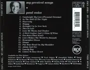 CD - Paul Anka - My Greatest Songs