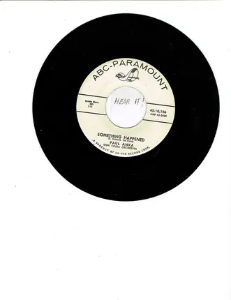 Paul Anka - My Home Town / Something Happened