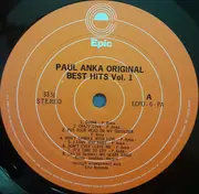LP - Paul Anka - Paul Anka Original Best Hits, Vol.1 - + Insert