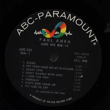 Paul Anka - Paul Anka Sings His Big 15