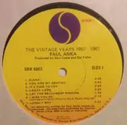 LP - Paul Anka - Paul Anka  Vintage Years 1957 - 1961
