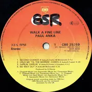LP - Paul Anka - Walk A Fine Line