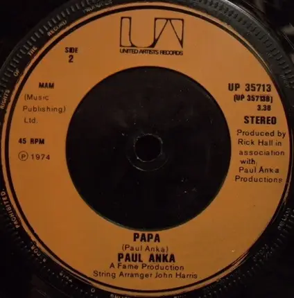 Paul Anka - 'You're' Having My Baby