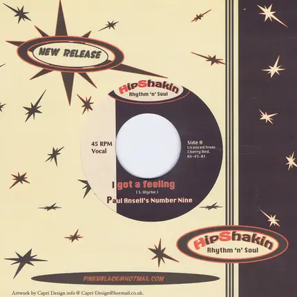 Paul Ansell's Number Nine / Big Sandy - I Got A Feeling / Have Love Will Travel
