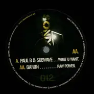 Paul B & Subwave / Garon - What U Want / Raw Power