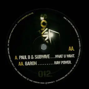 Paul B - What U Want / Raw Power