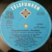 LP - Mozart - Praeludium und Fuge C-dur / Kleiner Trauermarsch / Fantasie d-moll a.o.