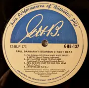 LP - Paul Barbarin - Paul Barbarin's Bourbon Street Beat - Blue/white labels