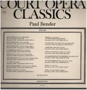 Paul Bender - Court Opera Classics