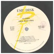LP - Paul Bley Trio - Closer