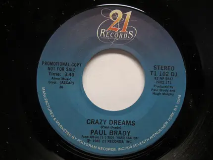 Paul Brady - Crazy Dreams