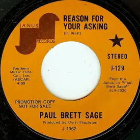 Paul Brett's Sage - Reason For Your Asking
