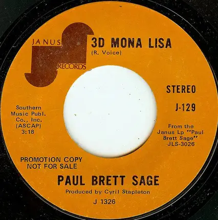 Paul Brett's Sage - Reason For Your Asking