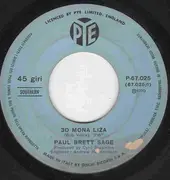 7inch Vinyl Single - Paul Brett's Sage - 3D Mona Liza
