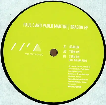 Paul C & Paolo Martini - Dragon EP