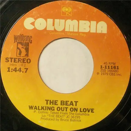 Paul Collins' Beat - Let Me Into Your Life / Walking Out On Love