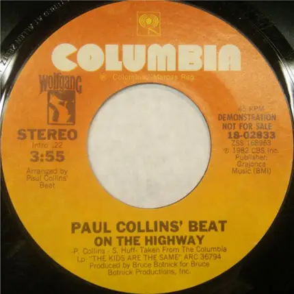 Paul Collins' Beat - On The Highway