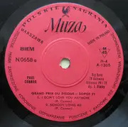 7inch Vinyl Single - Paul Connor , I. George , Su Kramer - Grand Prix Du Disque - Sopot 71 - Mono, EP