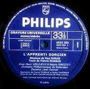 10'' - Paul Dukas - L'apprenti Sorcier - Gatefold Sleeve With Book