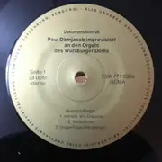LP - Paul Damjakob - An Den Orgeln Des Würzburger Domes - Improvisationen